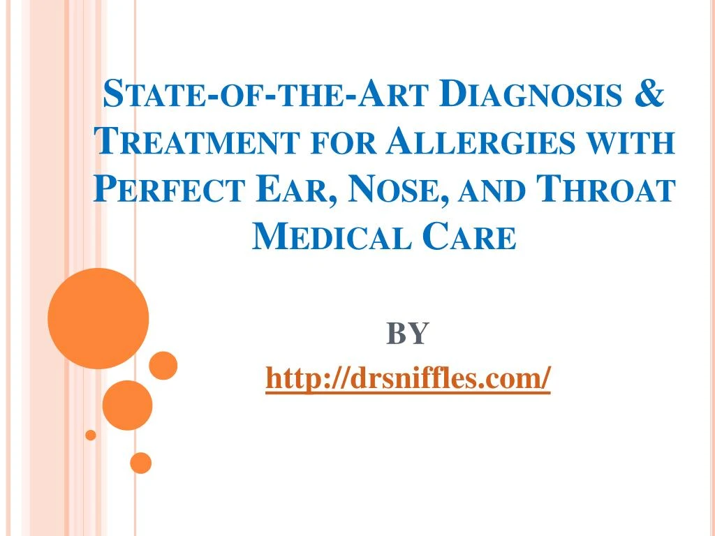 state of the art diagnosis treatment for allergies with perfect ear nose and throat medical care