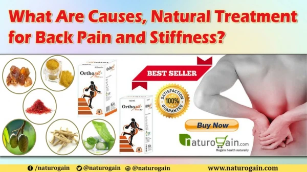 What Are Causes, Natural Treatment for Back Pain and Stiffness?