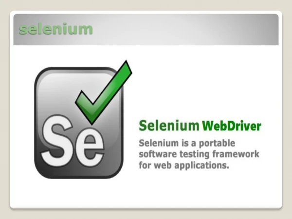 Selenium Training In Chennai |Best Selenium Testing Training Institutes