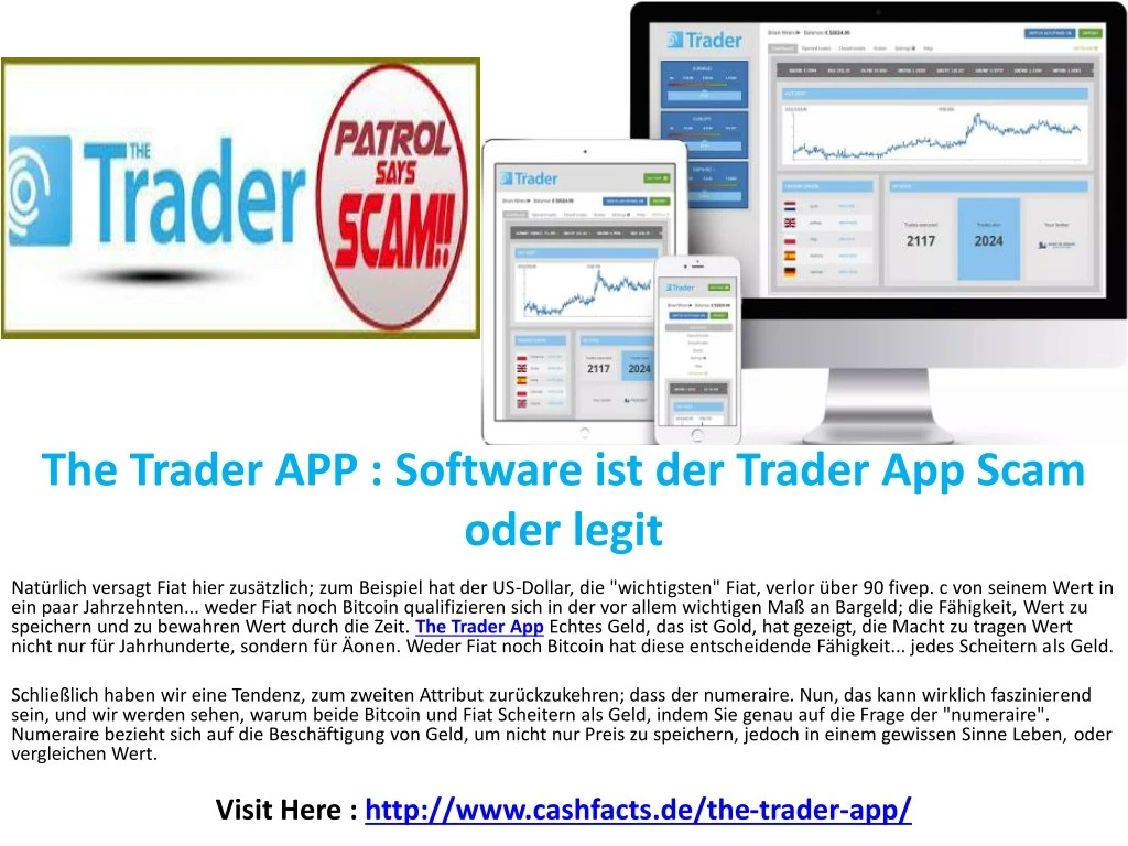 the trader app software ist der trader app scam