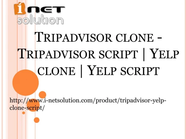 Tripadvisor script | Yelp clone | Yelp script