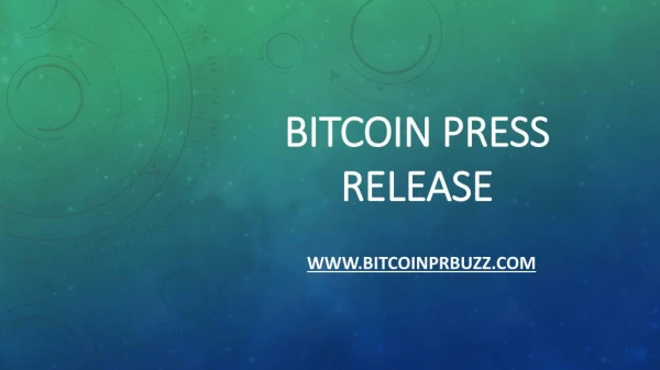Blockchain Press Release