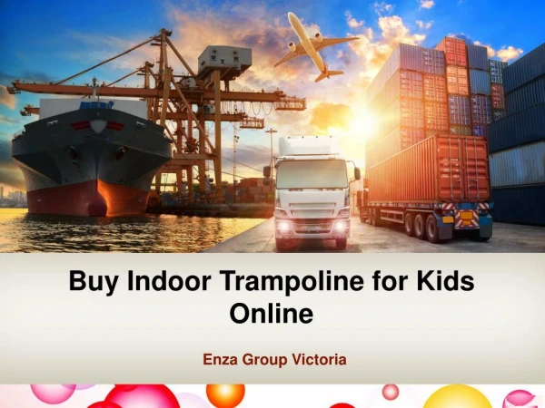 Buy Indoor Trampoline for Kids Online | Enza Group Victoria
