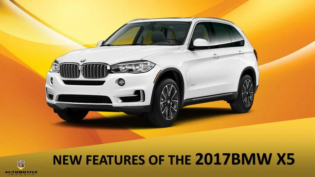 new features of the 2017bmw x5