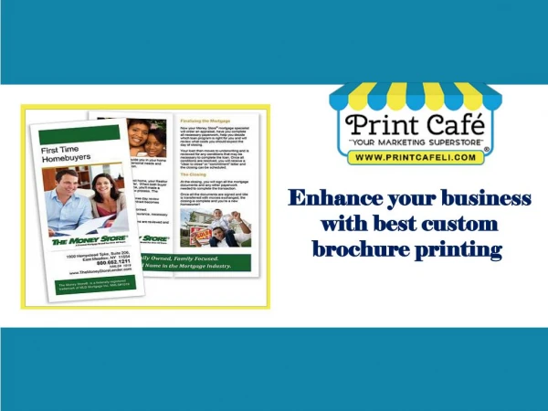 Enhance your business with best custom brochure printing