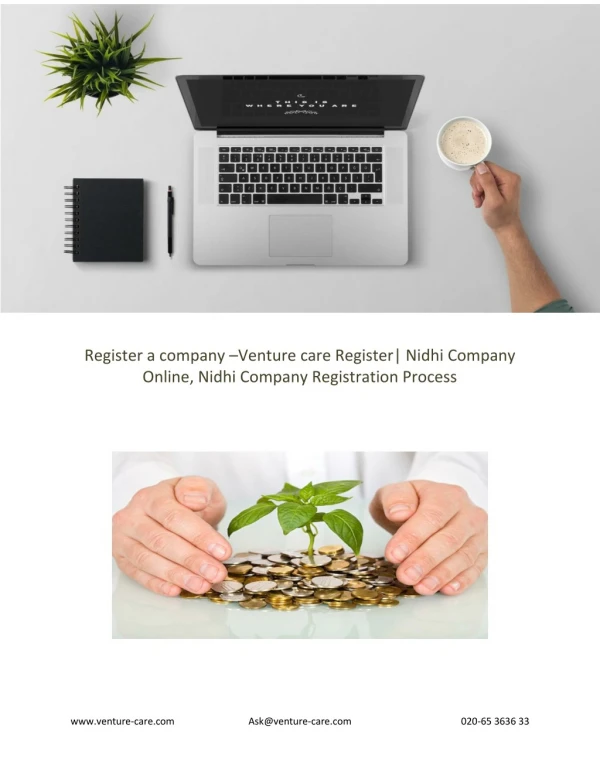 Register a company –Venture care Register| Nidhi Company Online, Nidhi Company Registration Process