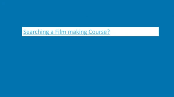 Film course in ahmedabad