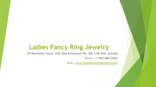 Ladies Fancy Ring Buy Online at Lily Diamond Jewellery