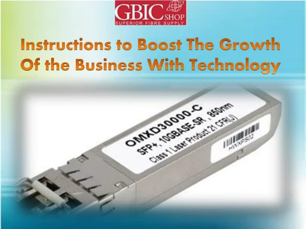 Instructions to Boost The Growth Of the Business With Technology