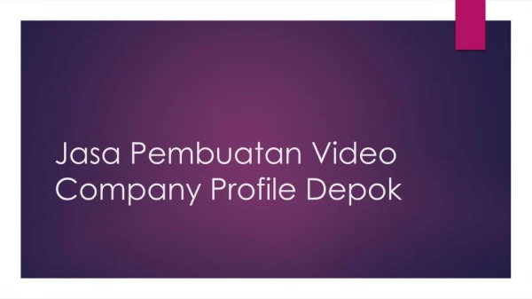 0813.1837.8571 - Jasa Editing Video , Jasa Video Company Profile Depok