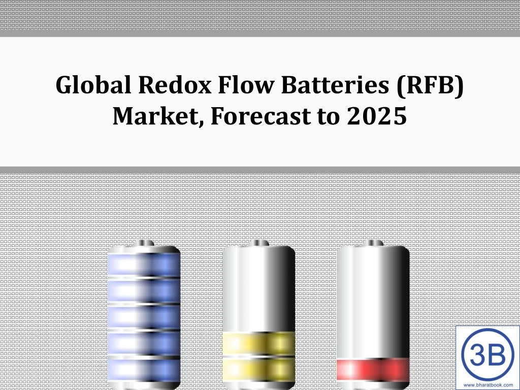 global redox flow batteries rfb market forecast to 2025
