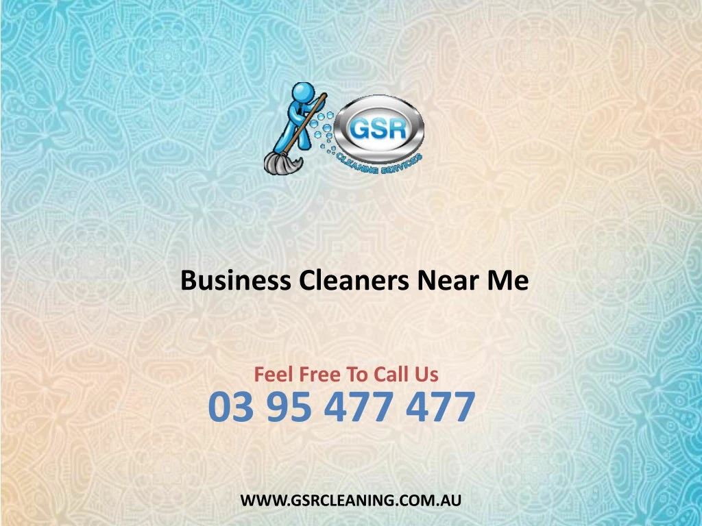 business cleaners near me