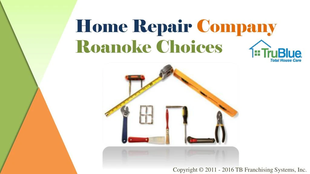 home repair company roanoke choices