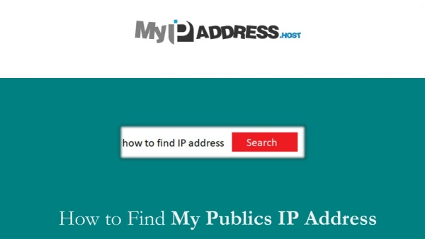 What is My Public IP Address