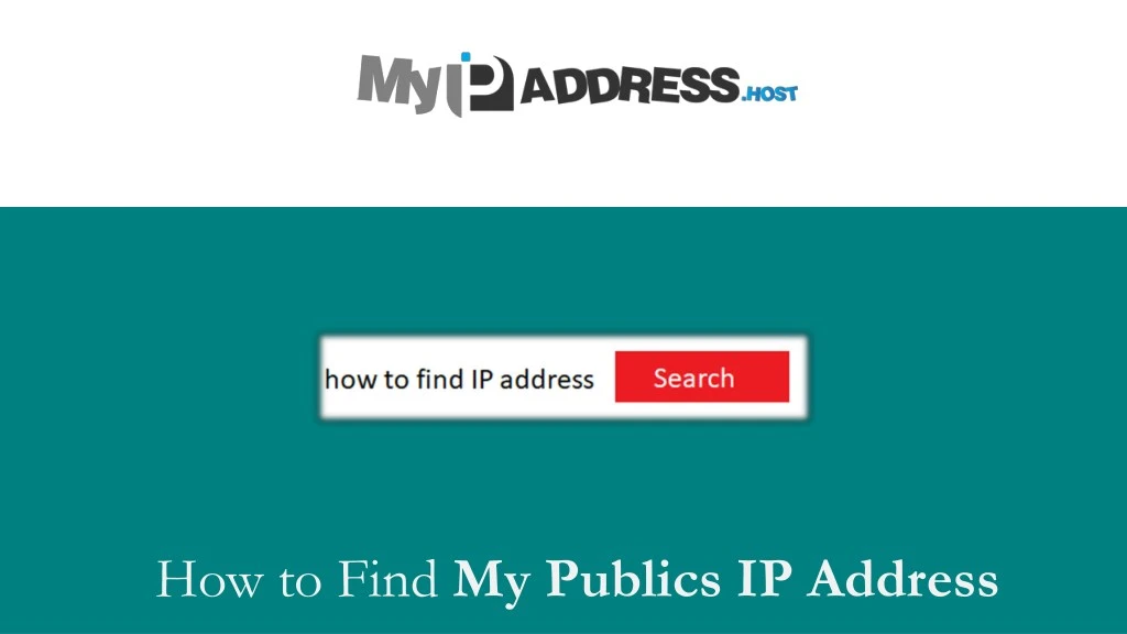 how to find my publics ip address