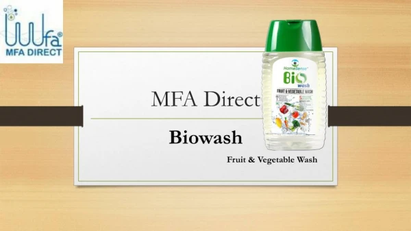 MFAdirect - Biowash | Fruit & Vegetable Wash