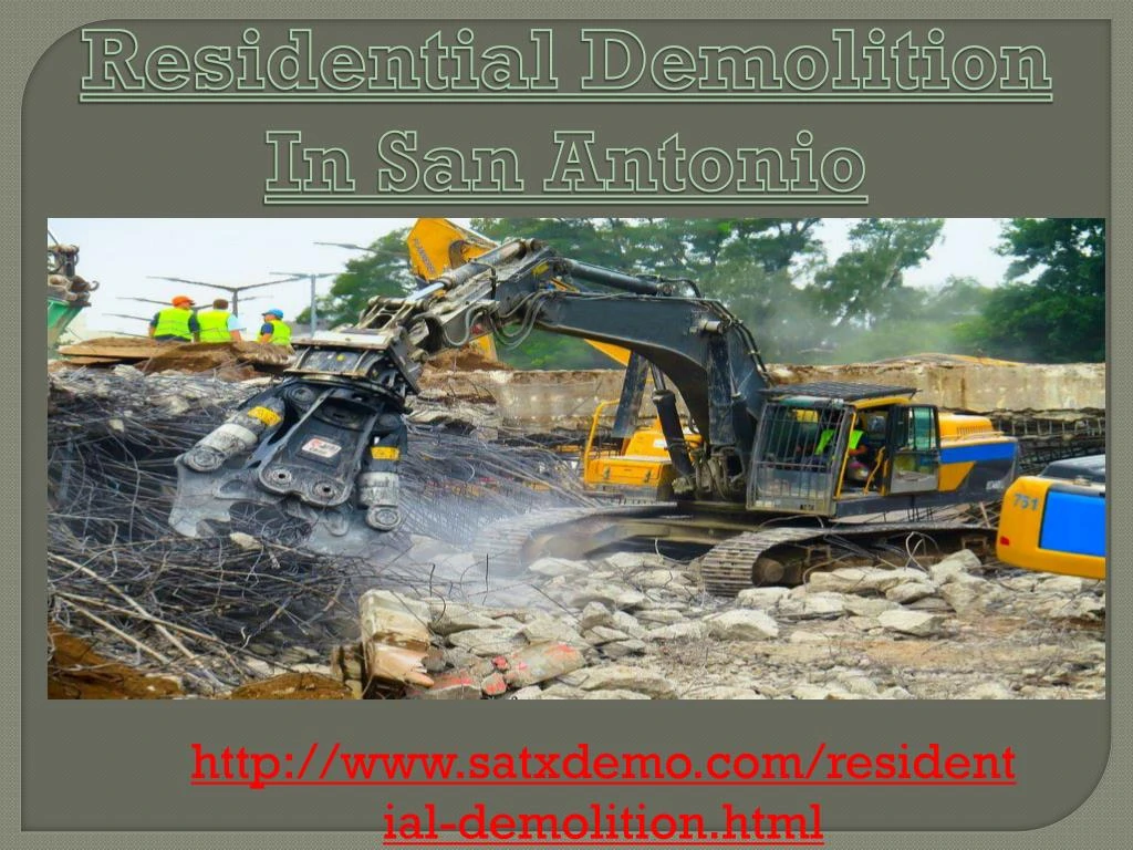 residential demolition in san antonio