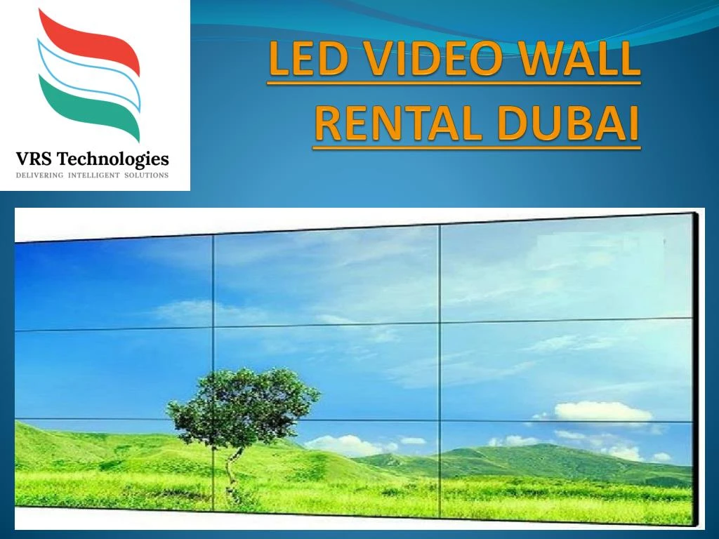 led video wall rental dubai