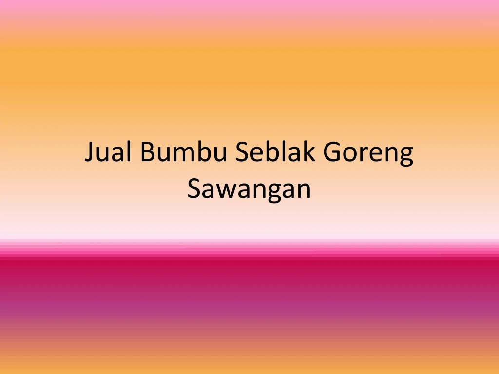 jual bumbu seblak goreng sawangan