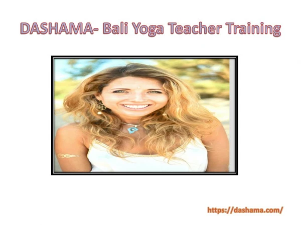 Dashama Provides the Yoga Retreat in Bali