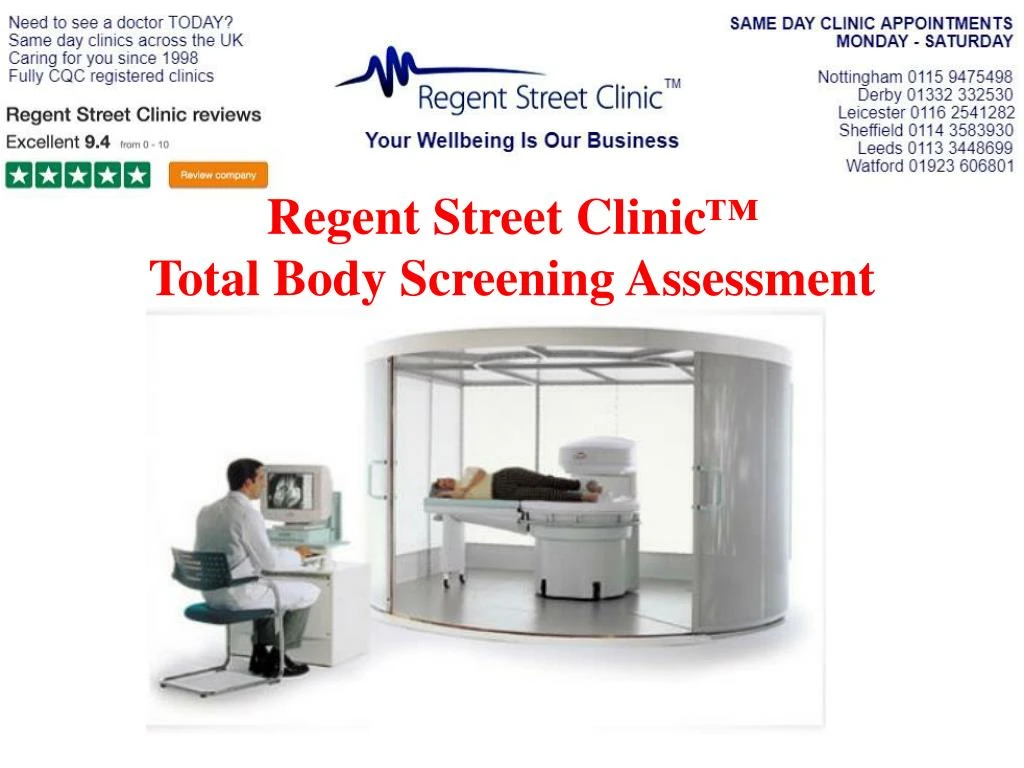 regent street clinic t otal body screening