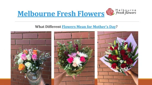 The Meaning of Mother's Day Flowers – Blooms Only