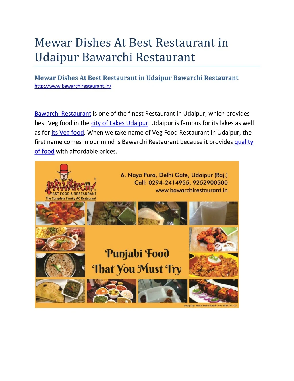 mewar dishes at best restaurant in udaipur