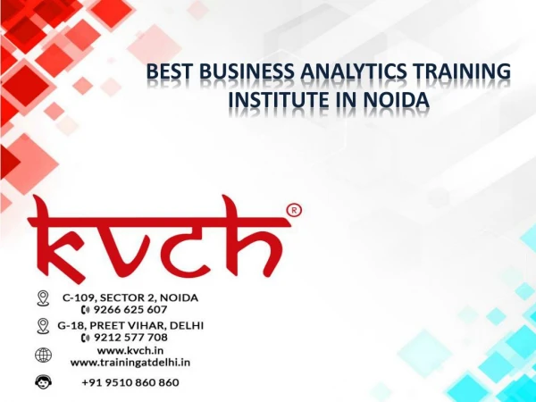 Business Analytics Training in Noida
