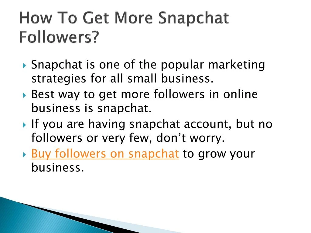 how to get more snapchat followers