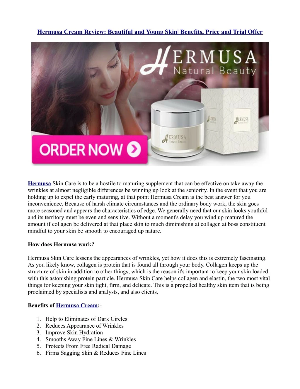 hermusa cream review beautiful and young skin