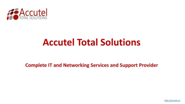 Business Communication Products at Accutel Total Solution