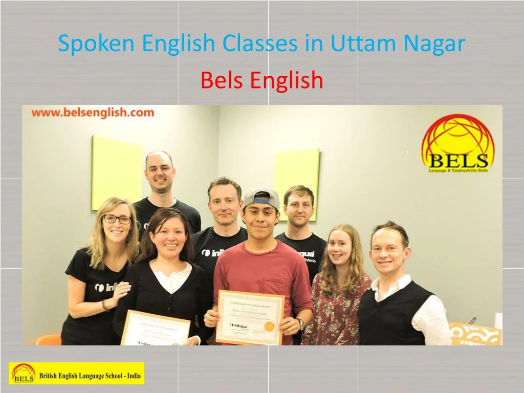 spoken english classes in uttam nagar bels english
