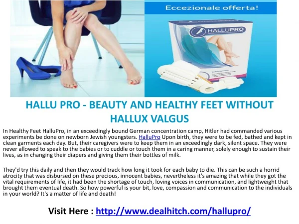 HalluPro : Foot Pain And Foot Problems