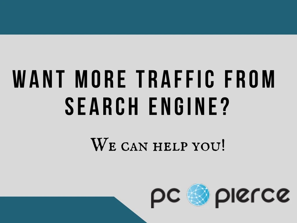 want more traffic from search engine