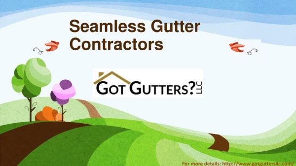 Seamless Gutter Contractors