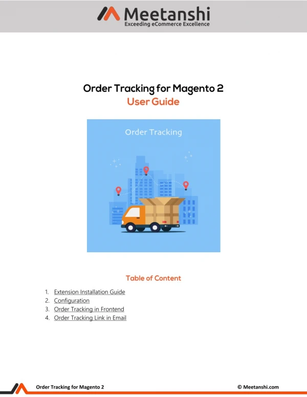 Magento 2 Order Tracking