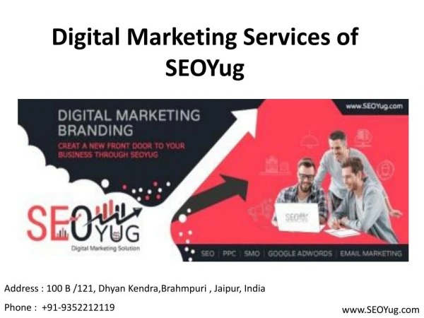 Digital Marketing Services of SEOYug