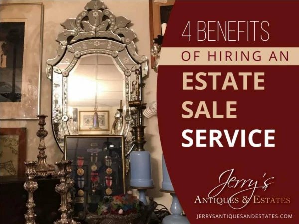 Why Hire Estate Sales Service in Montclair