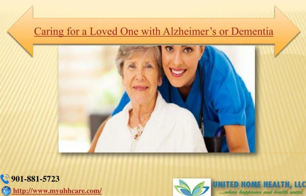 Caring for a Loved One with Alzheimerâ€™s or Dementia
