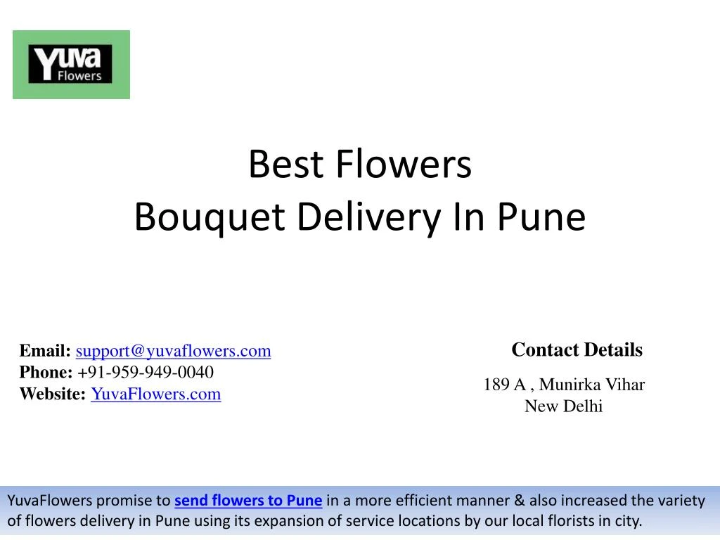 best flowers bouquet delivery in pune