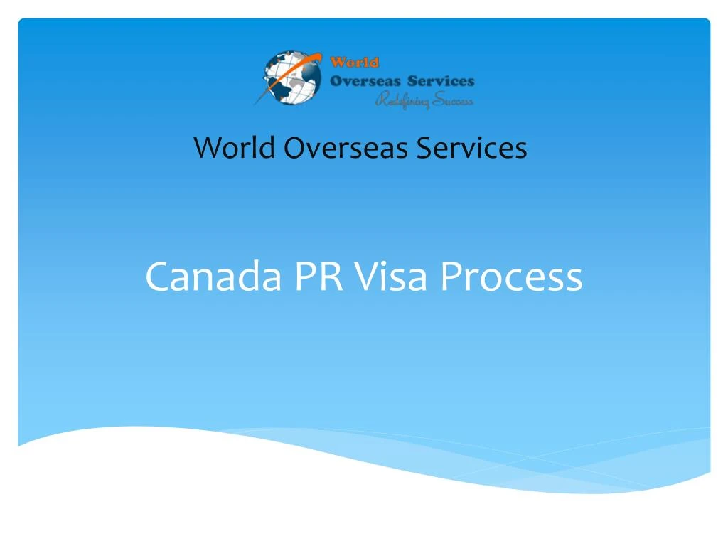 canada pr visa process