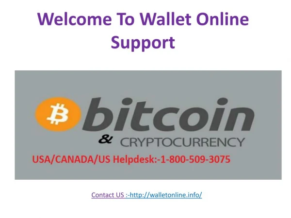Bitcoin technical support number