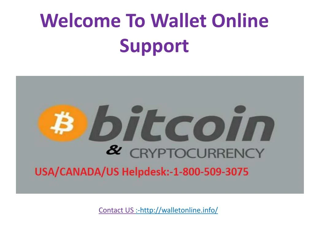 welcome to wallet online support