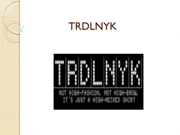 Trdlnyk -Turtlenecks for guys