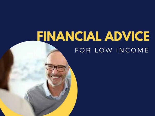Financial Advice for Low Income