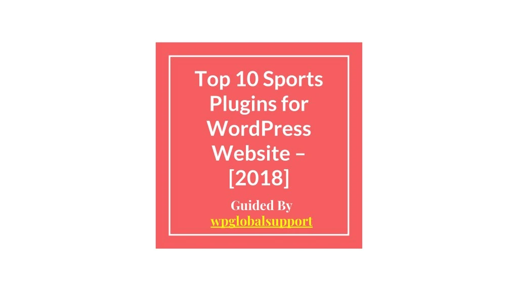 top 10 sports plugins for wordpress website 2018