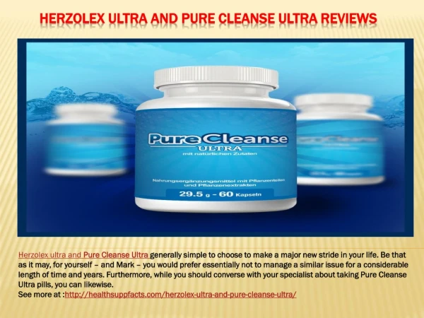 Pure cleanse Ultra Weight Loos pills