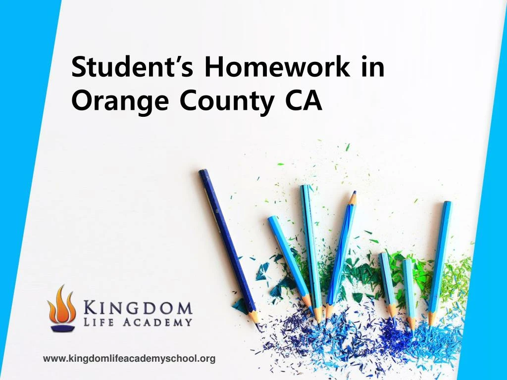 student s homework in orange county ca