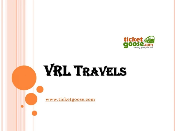 VRL Travels!
