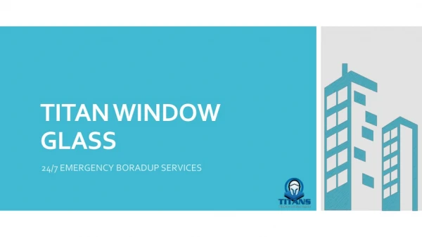 Storefront Glass Repair Services at Alexandria VA | Titan Window Glass